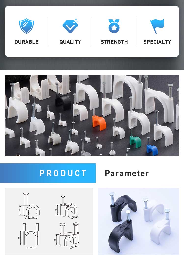 Circle-Cable-Clips Products Display