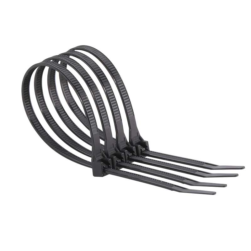Black Double-side-Teeth-Cable-Ties
