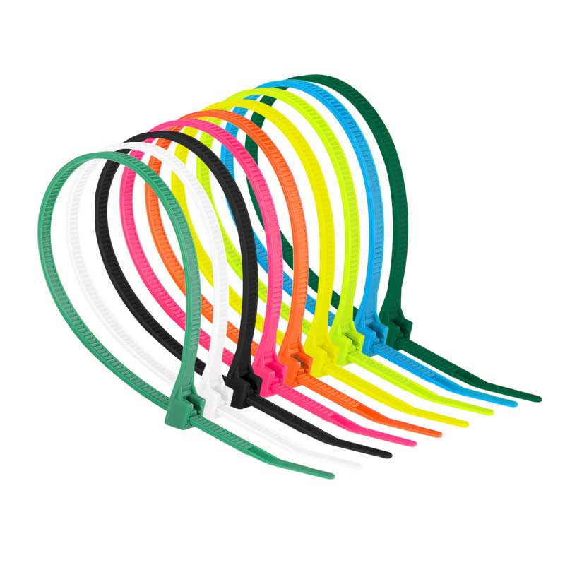 Various colors Double-side-Teeth-Cable-Ties