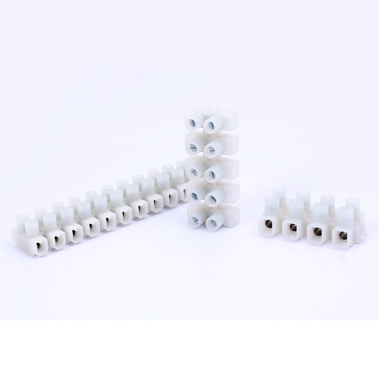 White Terminals Blocks