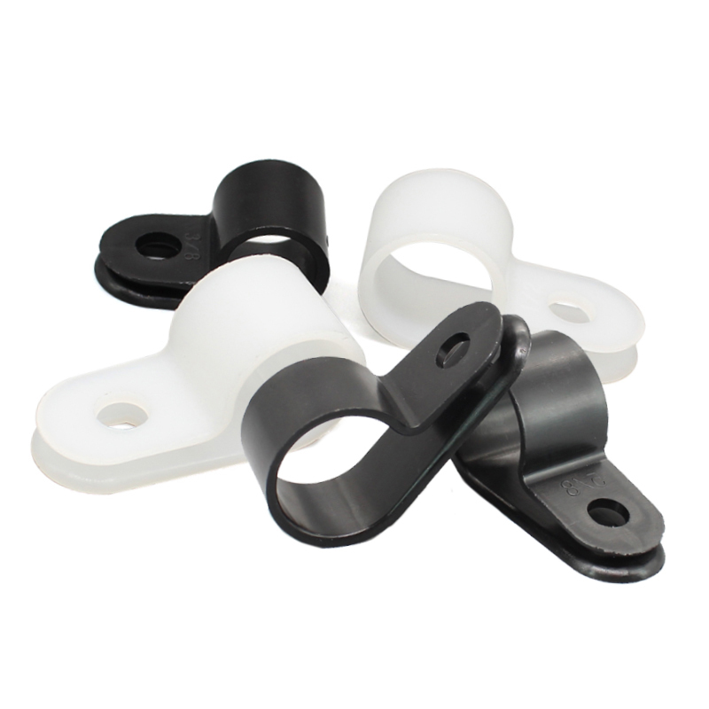 Black And White Cable Clip Details
