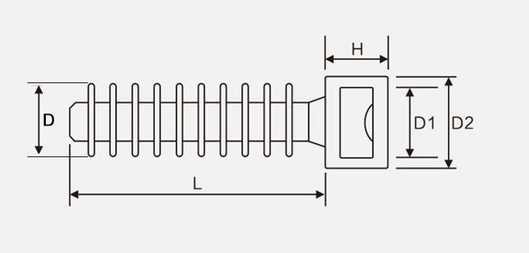 Cable Tie Mount Screw Size