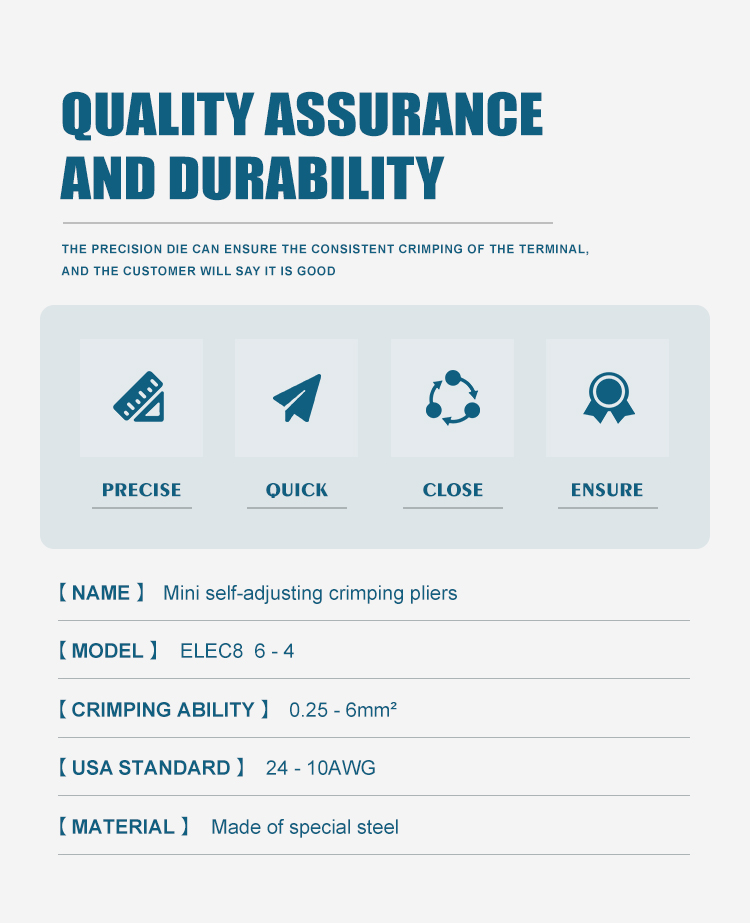 QUALITY ASSURANCE AND DURABILITY