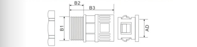 Corrugated Tube Connector Size