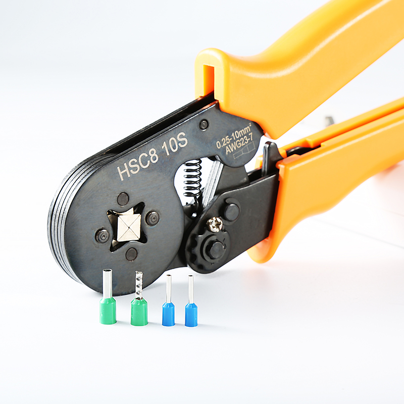 Yellow Crimping Tools detail