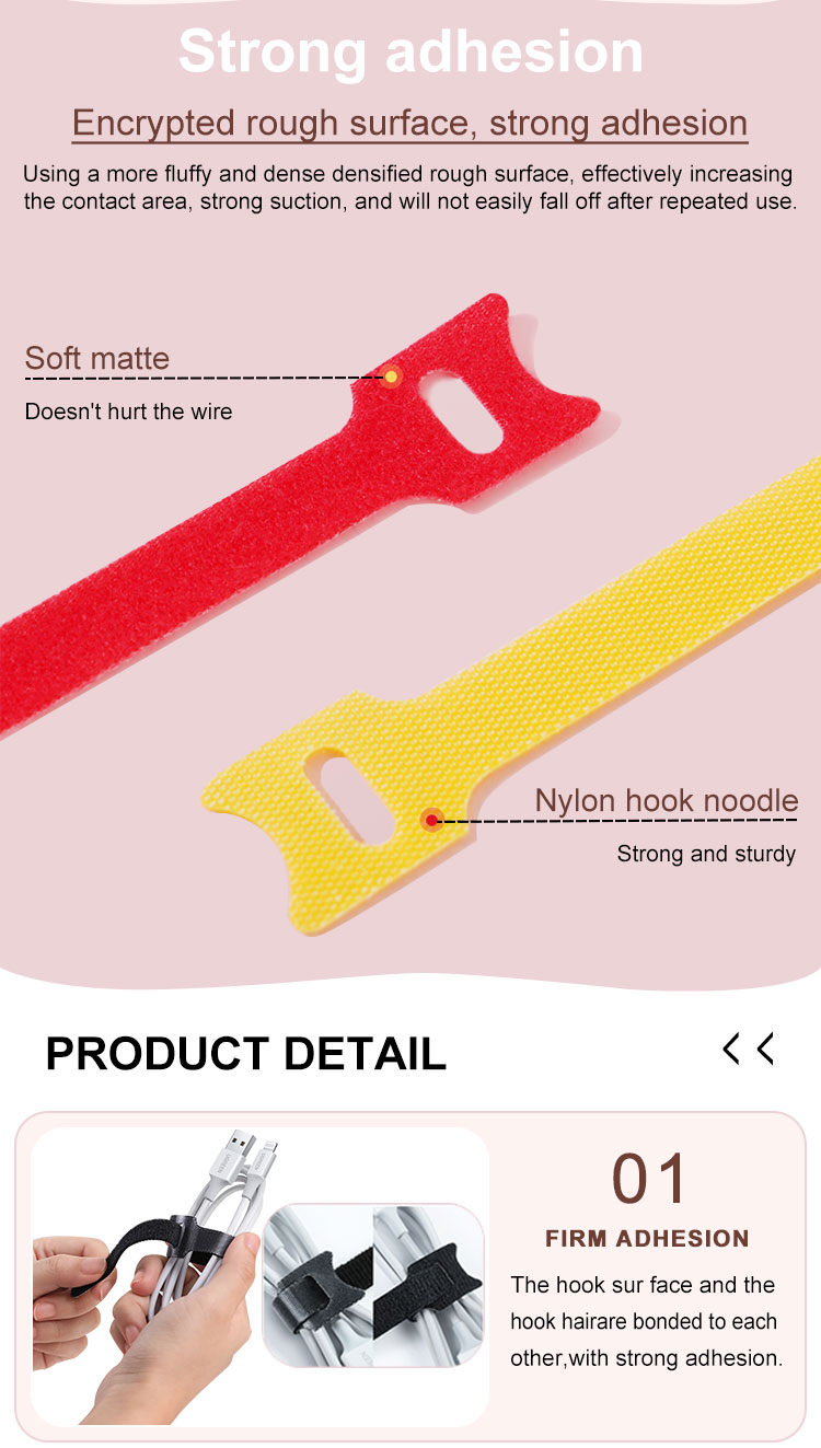 Hook and Loop Cable Ties Products details one