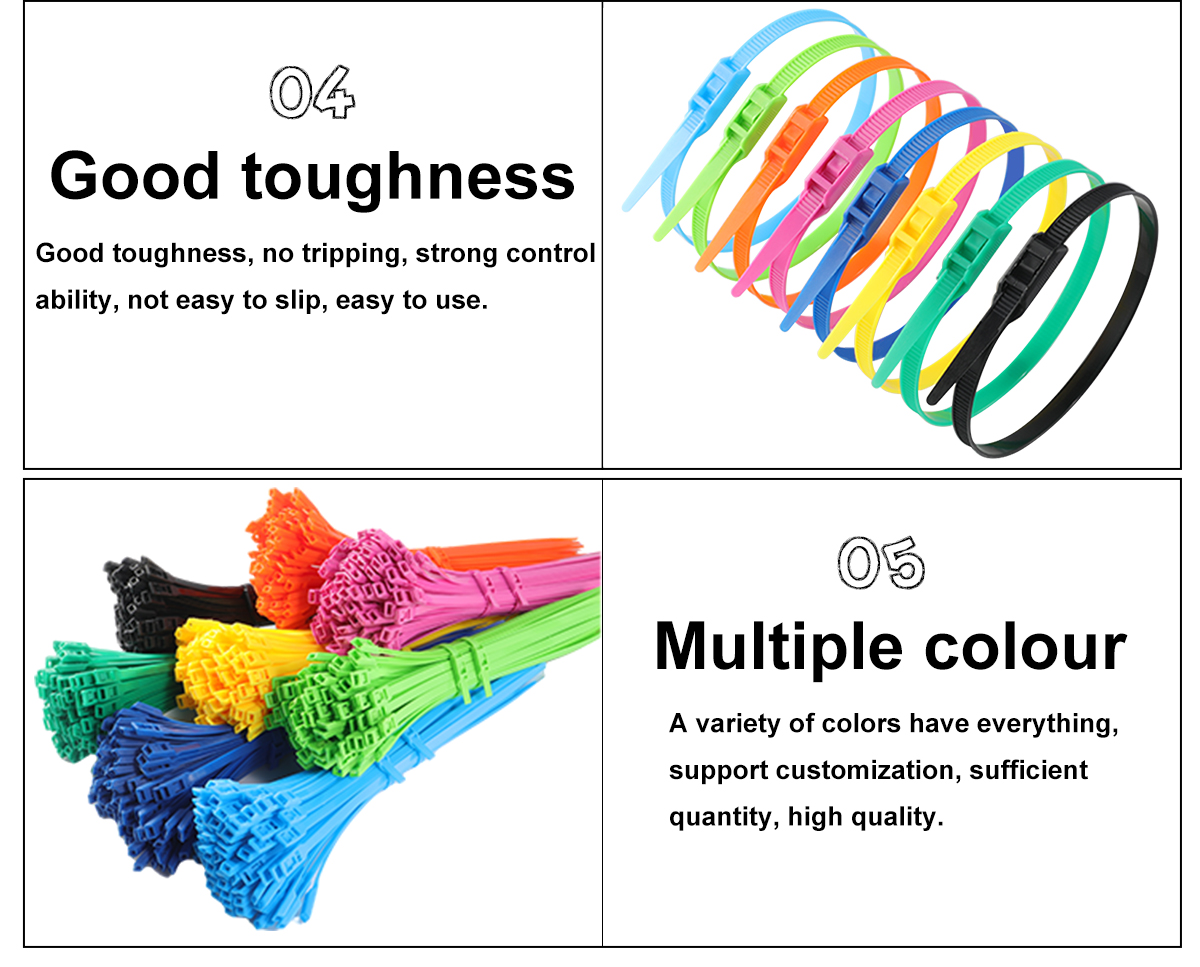 In-line Cable Ties Products details two