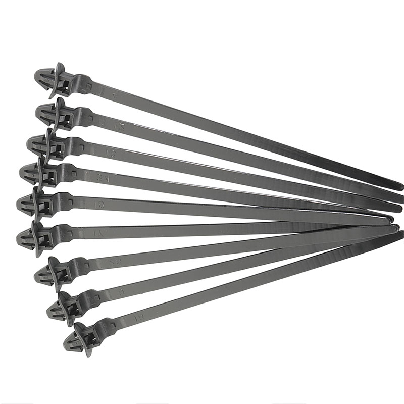 Black Push Mount Cable Ties Gallery