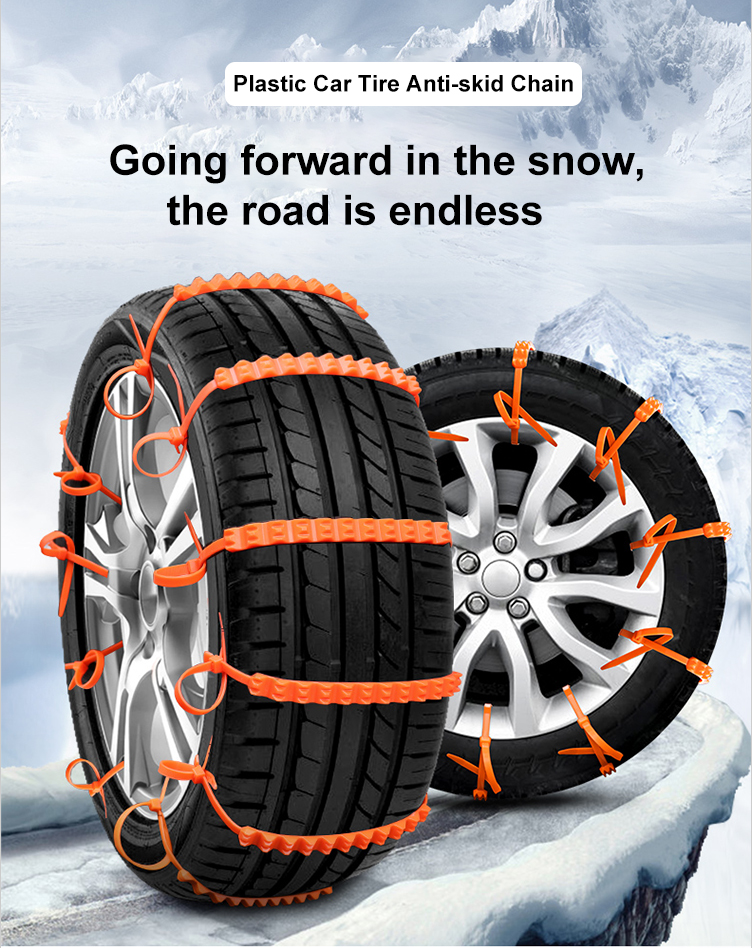 Car snow chains Detail