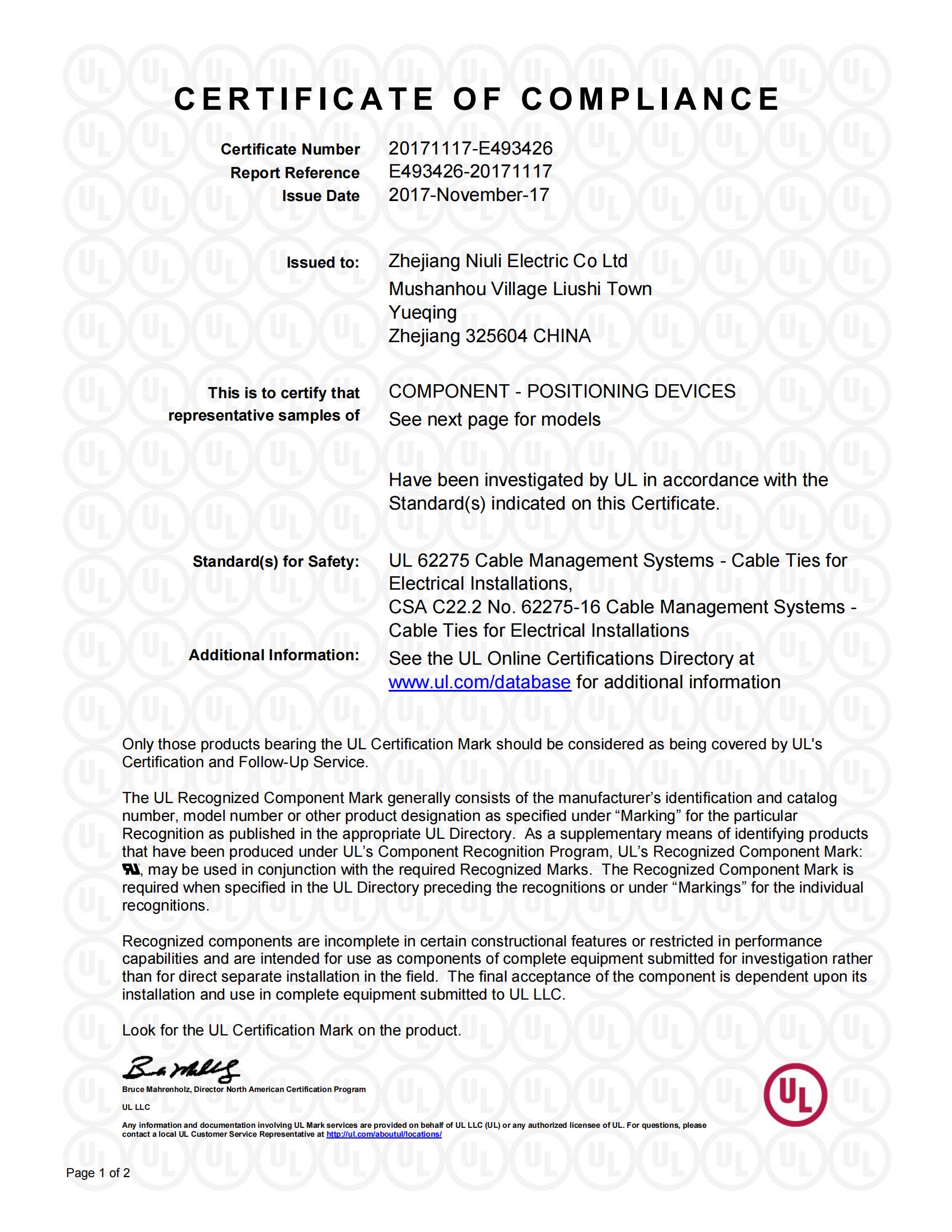 UL Certification