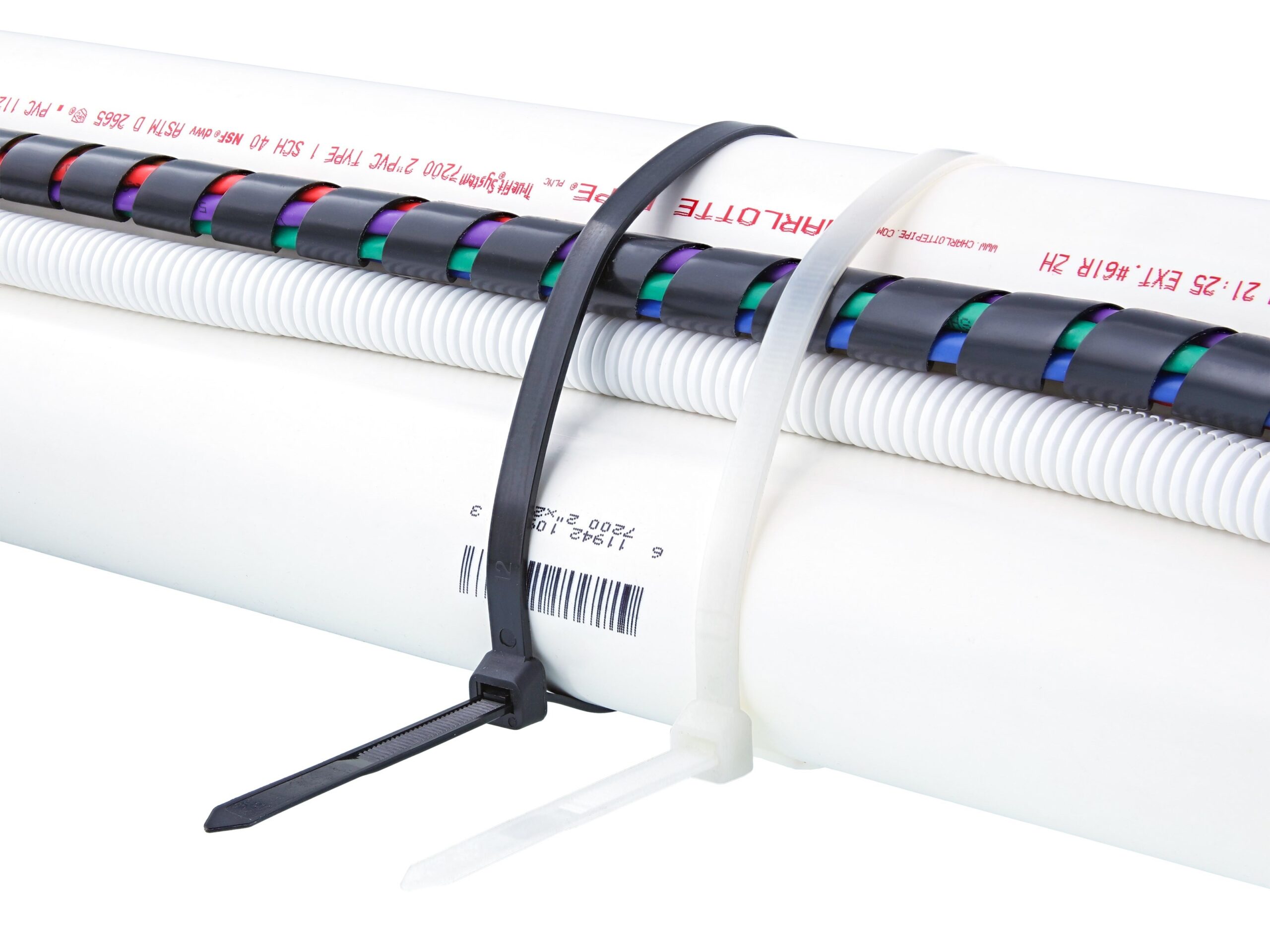 hvac ziptie application