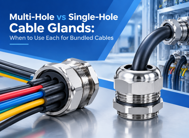 Multi-Hole vs Single-Hole Cable Glands When to Use Each for Bundled Cables